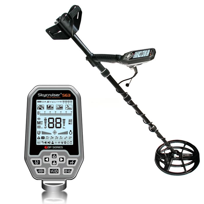 S63 Multi Frequency Metal Detector IP68 Waterproof Portable Gold Detector 3M Depth Treasure Finder