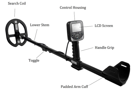 Deep Underground Metal Detectors Make You Easily to Find the Gold AR924 Used for Outdoor Treasure Hunting