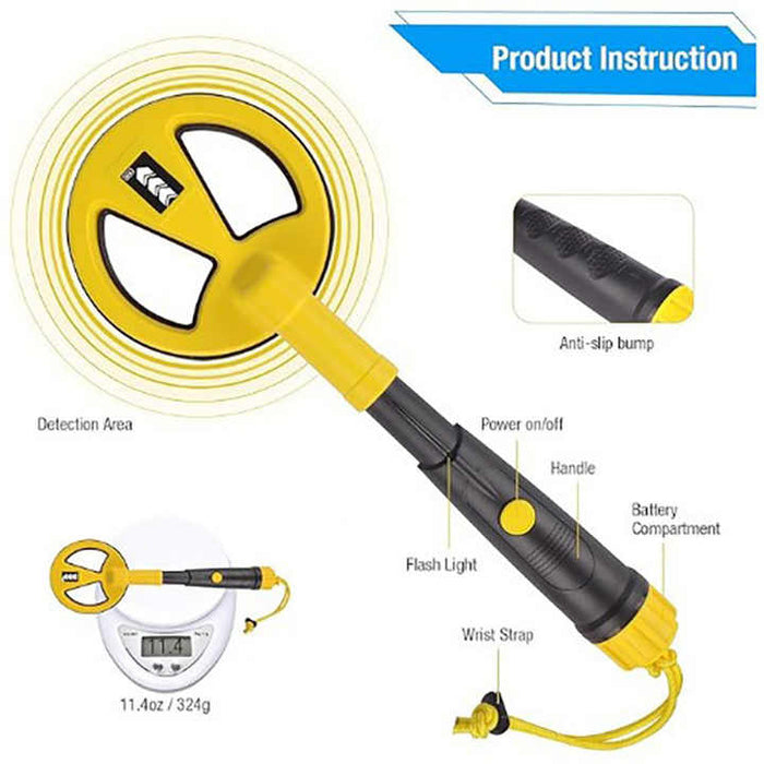 790 High-Precision Handheld Underwater Metal Detector ROHS Certified Plastic Treasure Hunting for Gold Industrial Metal Detector