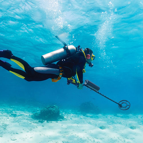 SuperEye MD6026 Underwater Metal Detector with 40 Meters Waterproof